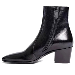 <span class=keywords><strong>Scarpe</strong></span> <span class=keywords><strong>da</strong></span> <span class=keywords><strong>uomo</strong></span> con <span class=keywords><strong>tacco</strong></span> alto invernali classiche su misura con <span class=keywords><strong>tacco</strong></span> alto in pelle con colori personalizzati alla moda - Product Image 3