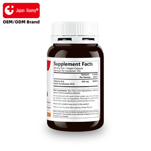 Suplemento de Vitamina B-6 Shecome Personalizado 100 mg, Apoya la Salud Cardiovascular para Adultos, Cápsulas de Vitamina B-6 - Product Image 5