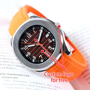 Montre automatique pour homme avec logo personnalisé NH35, mouvement NH35, 40 mm, verre saphir 5 bars, étanche, mécanique, en acier - Product Image 5