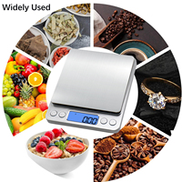 Balance de cuisine numérique portable de poche haute précision 0,01g, capacité 500kg, écran LCD, prise en charge ODM OEM