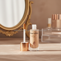 Corrector Líquido 4 en 1 Hidratante, Control de Grasa, Iluminador, Blanqueador y Corrector de Ojeras, con Efecto Filtro de Brillo y Enfoque Suave para una Piel Natural