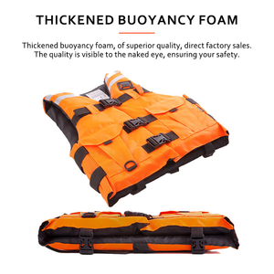 <span class=keywords><strong>Gilet</strong></span> <span class=keywords><strong>de</strong></span> <span class=keywords><strong>sauvetage</strong></span> adulte robuste en Oxford, grande flottabilité, portable, pour secours d'urgence, réfléchissant, certifié CE, pour la côte et les zones intérieures - Product Image 4