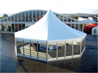 Une Couche Étanche 3x3 & 10x10 Polyester Toile Tente PVC Auvent pour Événements Mariages Camping Hôtels-Vente en Gros