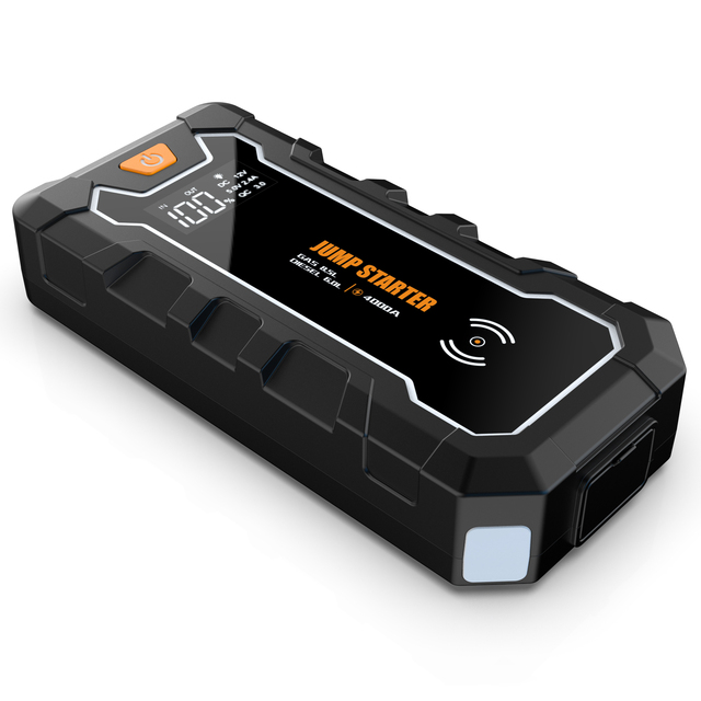 12L Gas 10L Diesel Car Jump Starter 24000MAH Battery Power Emergency Boost Jump Start 12V4000A Peak Jump Start With Flashlight