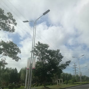 Poste de acero galvanizado en caliente, farola de alta calidad con brazo individual/doble, 6m, 8m, 10m, 12m - Product Image 2