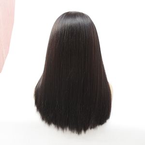 LINDALHAIR 14 "droite Yaki partie libre 13x4 dentelle <span class=keywords><strong>frontale</strong></span> perruques avec des cheveux de bébé haute <span class=keywords><strong>température</strong></span> synthétique cheveux humains sentiment perruques - Product Image 2