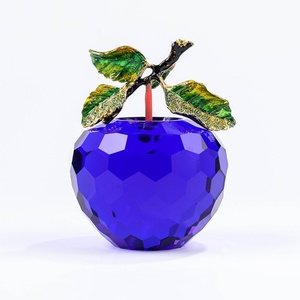 Adornos de Manzana de Cristal, Regalos y Decoraciones Creativas para Nochebuena, Venta al por Mayor de Fábrica, Artesanías Navideñas - Product Image 2