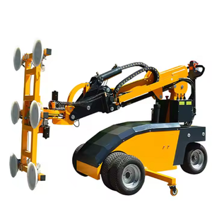 Elevador de vidrio eléctrico para cortina de vidrio al aire libre, instalación de elevación de pared, elevador de vacío de losa a la venta - Product Image 1