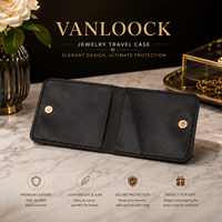 Pochette à bijoux en cuir PU de luxe, logo personnalisé, sac de rangement plat pour bijoux, organiseur de bijoux portable pour les voyages, pour bagues, colliers, OEM