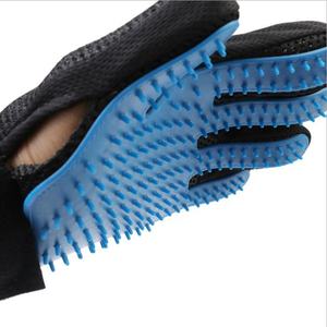 Efficiente guanto con Design a cinque dita delicato Deshedding per Pet toelettatura per cani e gatti in pelliccia lunga e corta in plastica - Product Image 5