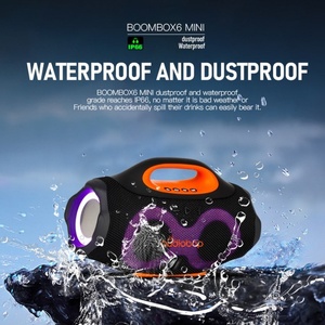 Altavoz Portátil para Exteriores BOMBOX X6 Mini con Luces RGB, Subwoofer de Alta Potencia, Ranura para Tarjeta, Resistente al Agua 5.3 - Product Image 2