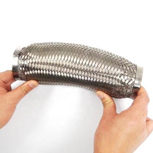 Tuyau flexible d'<span class=keywords><strong>échappement</strong></span> de haute qualité SQS OEM/ODM 42/<span class=keywords><strong>45</strong></span>/48*200 <span class=keywords><strong>mm</strong></span>, connecteur de tuyau flexible pour système d'<span class=keywords><strong>échappement</strong></span> de voiture, tuyau flexible d'<span class=keywords><strong>échappement</strong></span> - Product Image 3