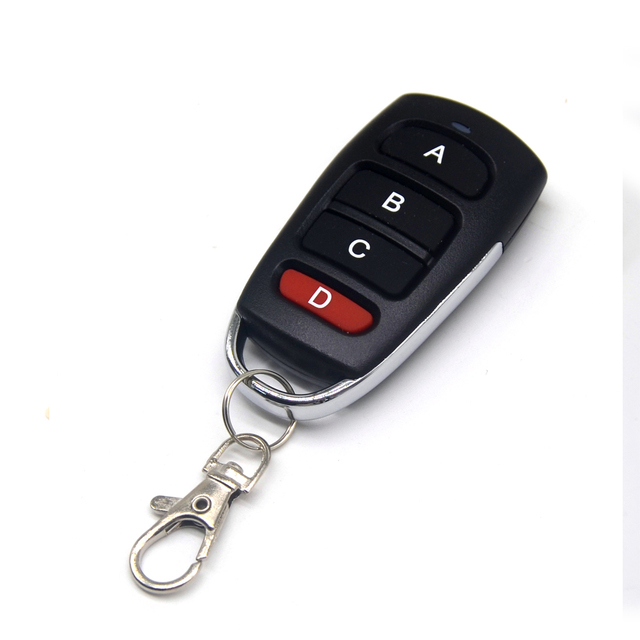 Universal 433MHz Automatic Garage Door Remote Control 315MHz Rolling Code Gate Opener Switch for Home Installation