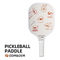 Raquette de pickleball TUOYUAN avec bord poli, production personnalisée, pour une durabilité accrue