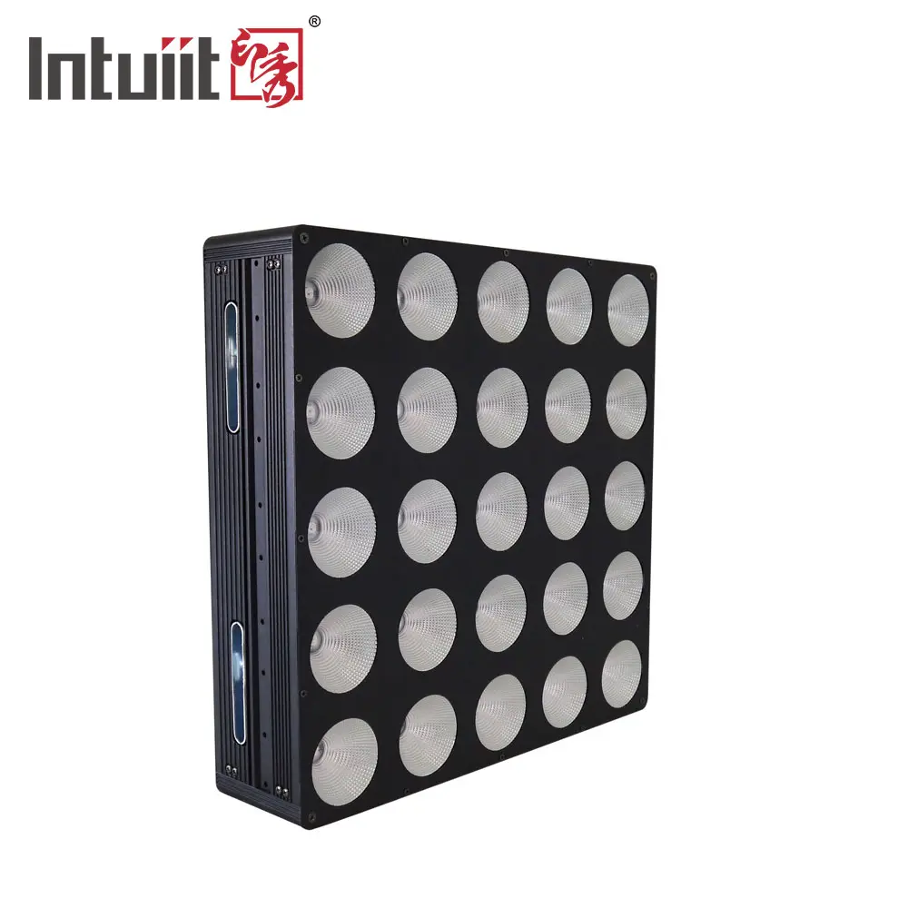 Innovative DMX512 sound-active Tri-9W RGB 240W Matrix 5*5 COB LED dj light 16x16 rgb led matrix