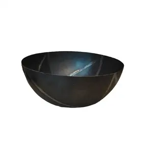 Cuenco metálico de media esfera grande, 6mm de grosor, 36 pulgadas, acero al carbono suave - Product Image 1