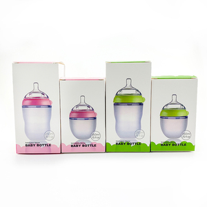 Produits d'alimentation pour bébés sans BPA de qualité alimentaire 2024, biberons en silicone originaux pour l'<span class=keywords><strong>allaitement</strong></span>, biberons en silicone pour bébés - Product Image 6