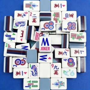 مجموعة قطع ماجونغ أمريكية مخصصة، 160 قطعة من الأكريليك، 4 طبقات مقاومة للبهتان، منقوشة، مجموعات ماجونغ أمريكية للعب في المنزل والحفلات - Product Image 5