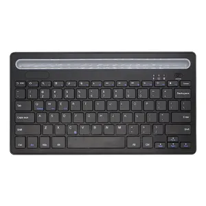 Dual Channel Wireless Bluetooth Keyboard Multidevice Bluetooth Keyboard for Windows/IOS/Android With Integrated Cradle Holds