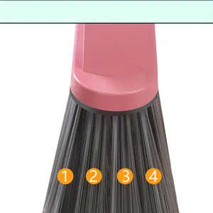 Dust Pans With Brush Kitchen Broom Dustpan And Brush Set Indoor Whisk Broom For Home Floors Kids Dog Hair Broom And Dustbin Set