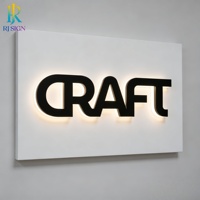 Enseignes LED rétroéclairées professionnelles étanches, lettres lumineuses 3D en métal, signalétique publicitaire pour plaques de bâtiment extérieures