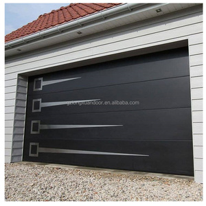 Porte de <span class=keywords><strong>garage</strong></span> roulante moderne en aluminium anti-effraction avec miroir, exportée au <span class=keywords><strong>Costa</strong></span> Rica - Product Image 2