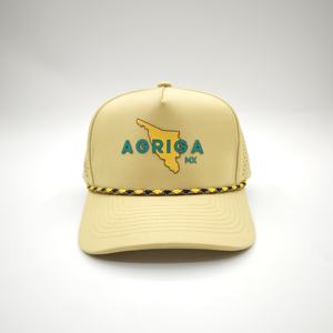Gorra de Béisbol Deportiva Impermeable con Logotipo Personalizado, 5 Paneles, Parche de Goma, Perforaciones Cortadas con Láser, Cordón y Patrón de Puntos Ajustable - Product Image 2
