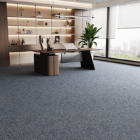 Moquette de bureau commerciale en acrylique, blocs carrés à assembler, pour salle de réunion, salle de billard, épaisse, résistante à l'usure et à l'humidité