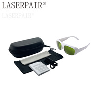 Cadre blanc ND:YAG Machine de travail 740-1100nm Épilation au laser Protection 755nm 808nm 1064nm CE EN207 Lunettes de sécurité