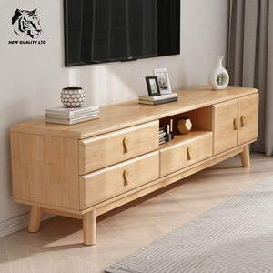 Venta directa de fábrica, mejor precio, personalizable, en stock, ecológico, nuevo diseño, mesa de TV, mueble de sala de estar, aparador de TV de madera - Product Image 2