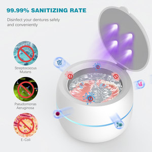 ODM Anti-Leak UV Design Ultrasonic Cleaner for Jewelry Dental False Teeth Aligner Retainer Mouth Guard DC for Household Use - Product Image 6