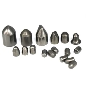 Cemented Carbide Mining Tools Rock Drilling Parts Tips Tungsten Carbide Button