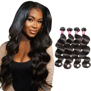 Brazilian bulk tanpa weft body wave dua warna virgin micro loop ekstensi rambut manusia