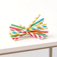 Pailles en papier biodégradables, écologiques, recyclables, jetables, noires, colorées, épaisses, personnalisables en différentes tailles, de qualité alimentaire