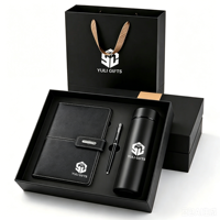 Coffret Cadeau de Noël de Luxe en Gros – Nouvelles Idées de Produits 2027 – Coffret Cadeau d'Entreprise : Flasques, Bouteille d'Eau, Carnet avec Stylo