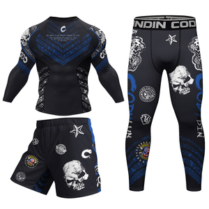 Ensemble de Vêtements d'Entraînement MMA Personnalisés pour <span class=keywords><strong>Homme</strong></span>: <span class=keywords><strong>Rashguard</strong></span> et Short/Pantalon pour Jiu-Jitsu et Grappling - Product Image 4