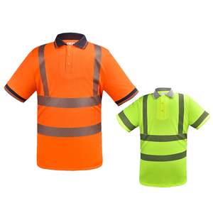 Nhiều Màu sắc huỳnh quang và kích cỡ cuộc sống khả năng hiển thị cao phản chiếu ngắn tay Giao Thông Đường Bộ Ánh sáng an toàn T-Shirt - Product Image 1