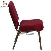 Nouvelles chaises d'église empilables en métal de chaise d'église de conception à vendre