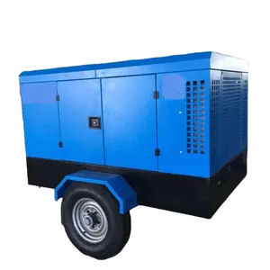 Compressor de ar portátil para parafuso diesel, baixo consumo de energia gás 12v