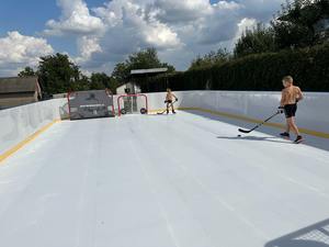 Paneles de pista de hielo sintético de larga vida útil, UHMWPE blanco con superficie autolubricante, uso en interiores y exteriores, color personalizado - Product Image 3