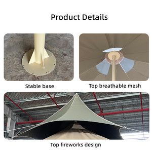 Estructura de Membrana Comercial para Techo de Sombra, Sombrilla Exterior, Carpa de Membrana Tensada para Eventos y Fiestas - Product Image 4