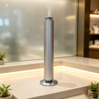 Bouteilles de rechange pour diffuseur d'arômes 100 ml en aluminium rechargeable à double liquide, diffuseur USB de table silencieux 36 dB avec contrôle de la minuterie via application