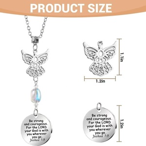 Love Words Glossy <b>Car</b> Hanging <b>Ornament</b> Rearview Mirror Pendant Accessories 25mm*25mm - Product Image 3