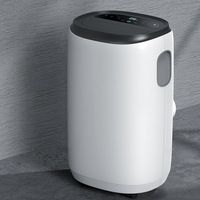 Aire Acondicionado Portátil de 14000 BTU, 2HP, Frío y Calor, Deshumidificador, Unidad de Aire Acondicionado Móvil 4 en 1 con R410a para el Mercado Europeo