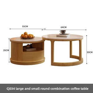 <span class=keywords><strong>Tavolino</strong></span> Laterale Estensibile Speciale Tongyu, Combinazione per Piccoli Appartamenti, Stile Semplice in Legno Massello <span class=keywords><strong>con</strong></span> Piano in Pietra per Soggiorno - Product Image 6