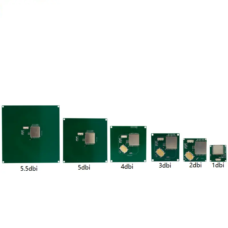 Pembaca RFID jarak jauh Micro 0-5m, modul RFID UHF Arduino TTL Uart 5dbi antena terintegrasi 200 label 1-5, 5dbi