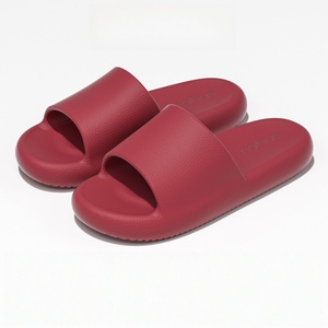 Fashionable Anti Slip Anti Odor Open Toe Knit Upper Cork/PVC Lightweight Cushioned Eco-Friendly Indoor Flip Flops All Seasons - Product Image 5