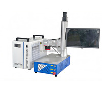 Mesin Penanda Laser Serat UV 10w untuk Pengukiran Internal Kristal 3D dengan Opsi Poros Putar