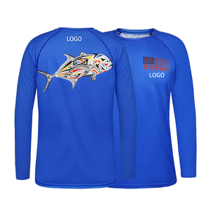 Haute qualité hommes UPF 50 chemises de pêche d'été Logo personnalisé 4 voies extensible à manches longues imperméable - Product Image 5