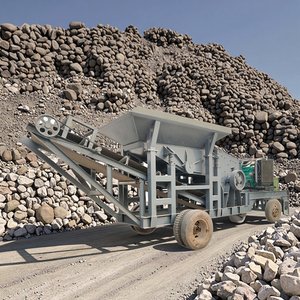 Trạm nghiền di động trên xe tải, máy nghiền búa nặng, dây chuyền sản xuất đá, thiết bị nghiền di động trên bánh xe, nhà sản xuất Trung Quốc - Product Image 2